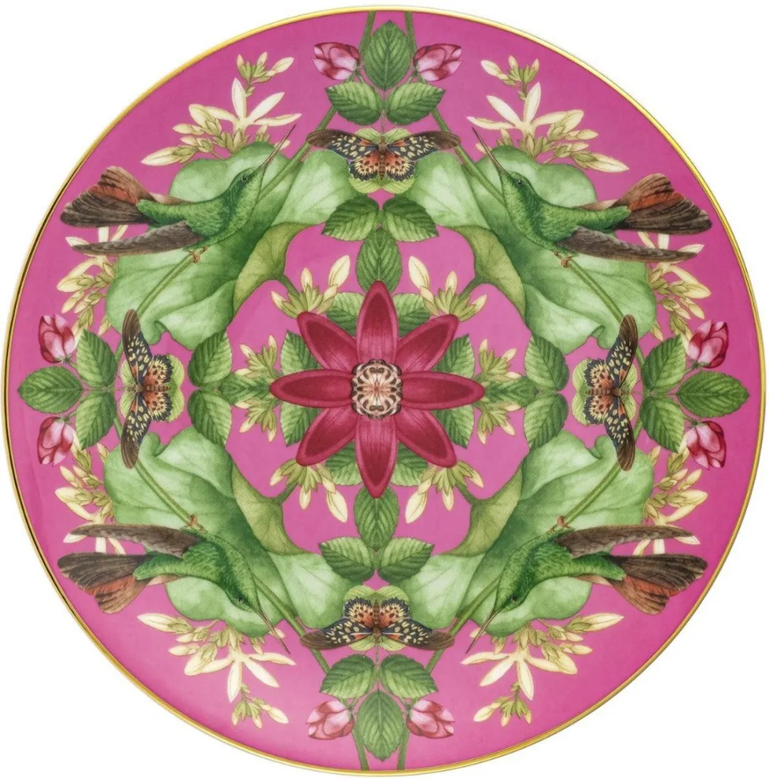 Wedgwood Wonderlust Dessertbord 20cm Pink Lotus