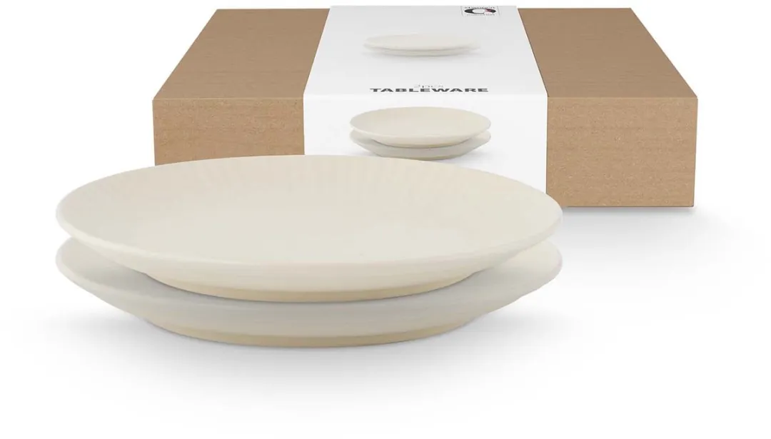 vtwonen Keramiek Dinerbord Gebroken wit 24cm