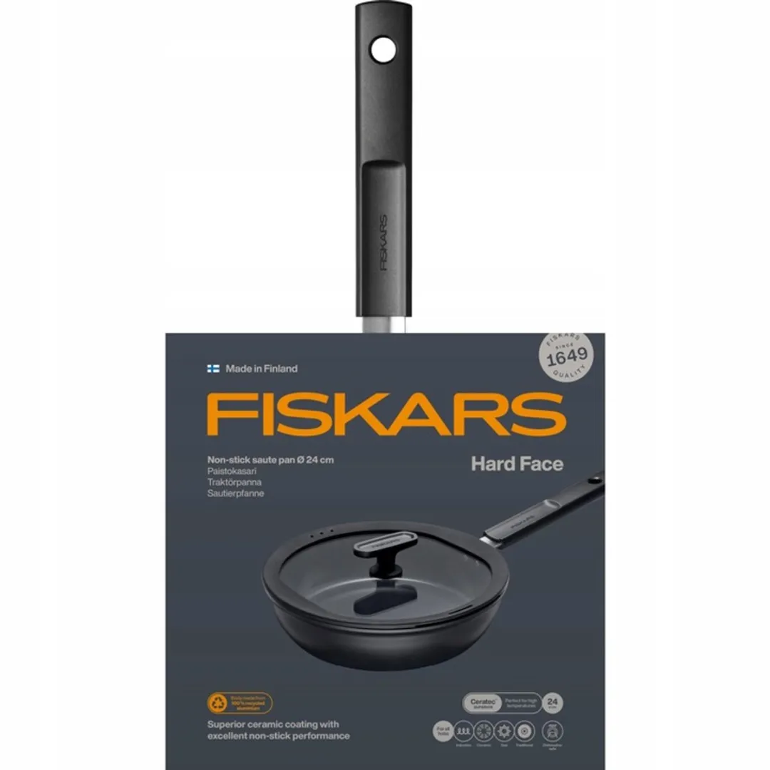 Fiskars Harde Pan 28cm - Zwart