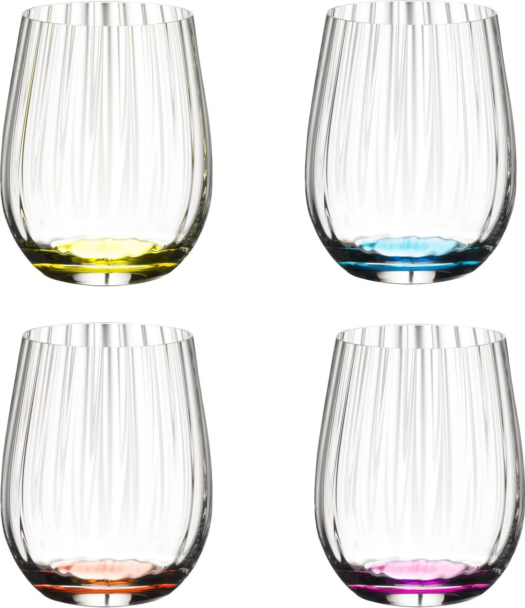Riedel Tumbler Glas Optical Happy O Ribbel