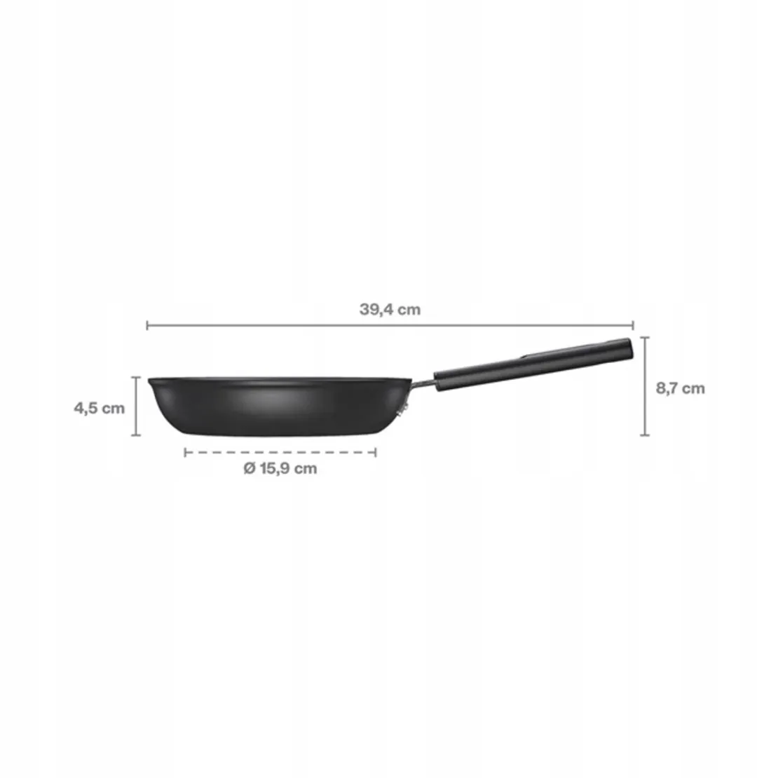 Fiskars Hard Face Keramische Koekenpan 20cm - Zwart