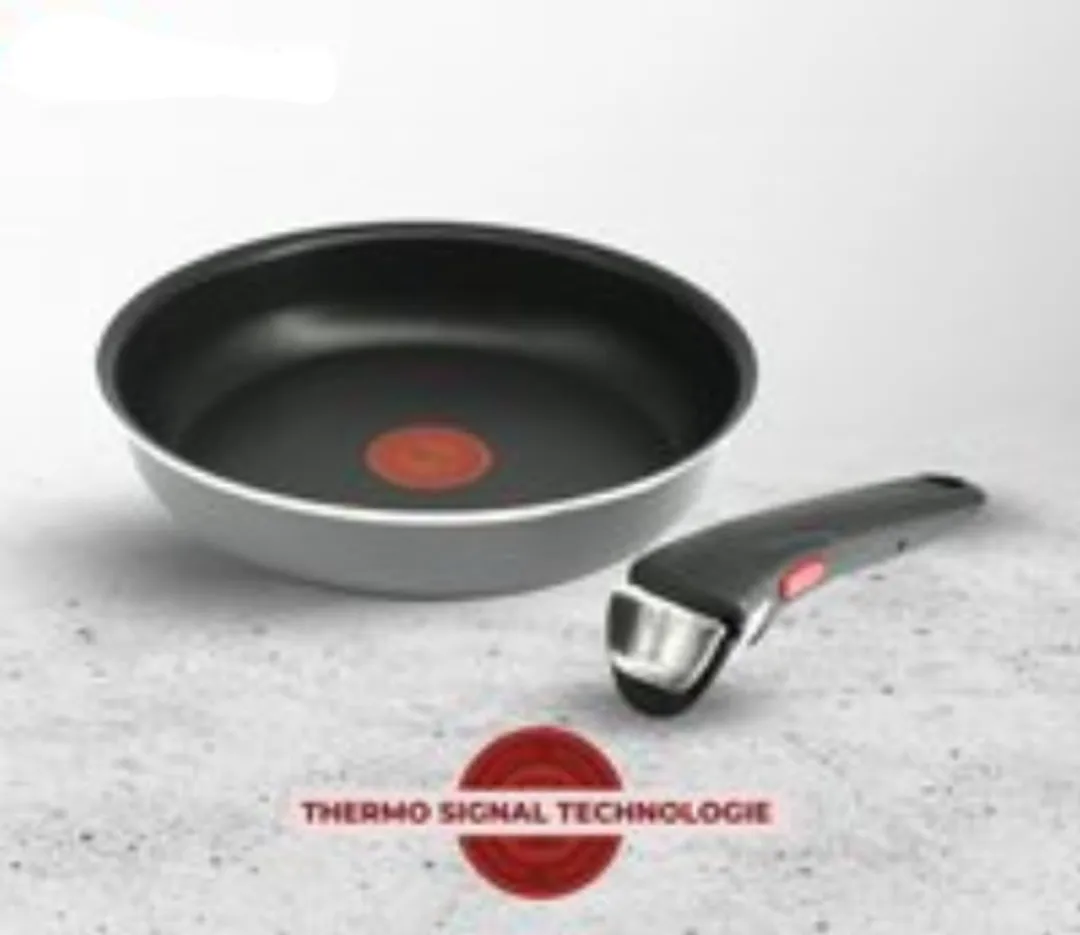 Tefal Ingenio Easy Cook'N Clean 3-delig Pannenset - 22cm + 18cm - Grijs