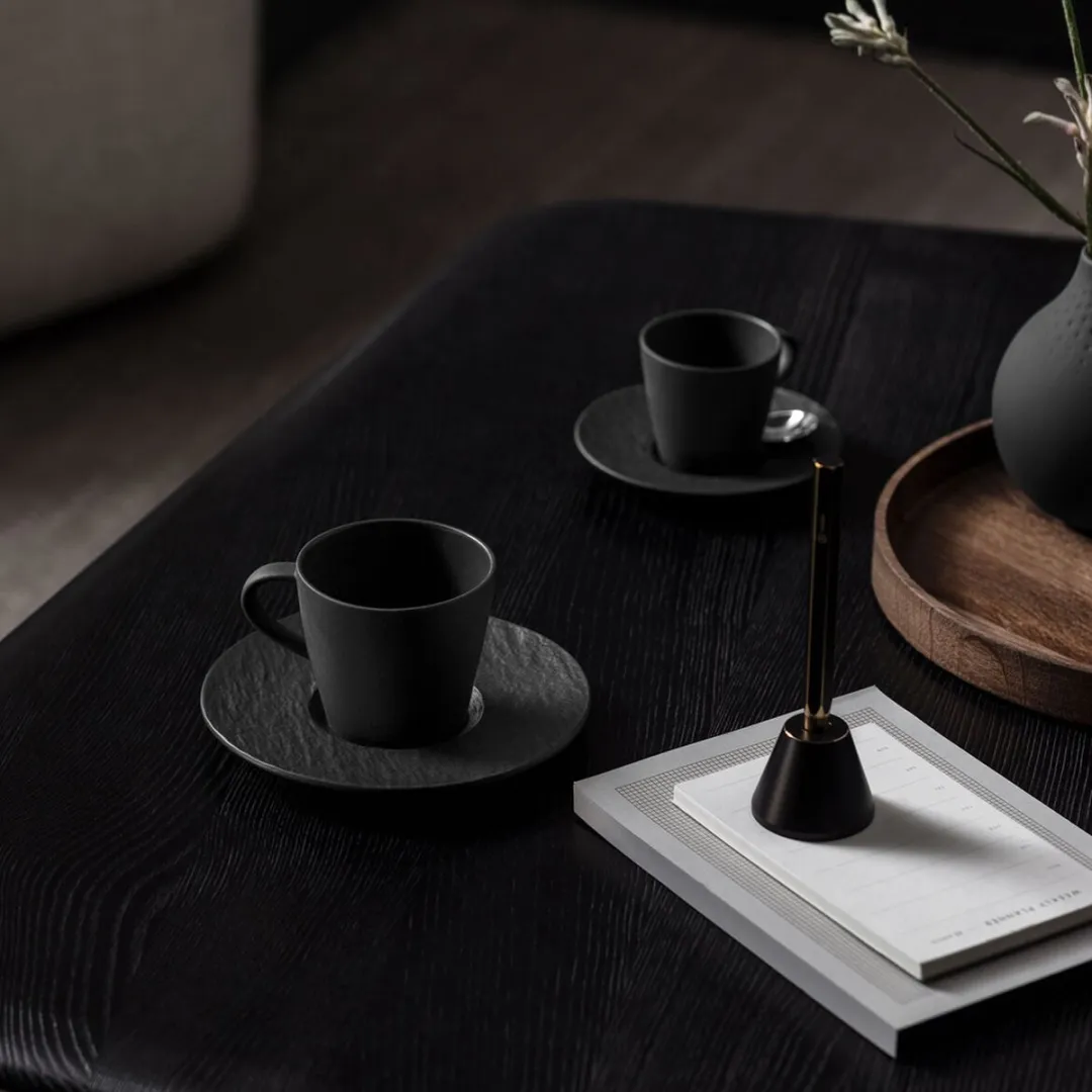 Villeroy & Boch Manufacture Rock Koffieschotel - Ø16cm - Zwart