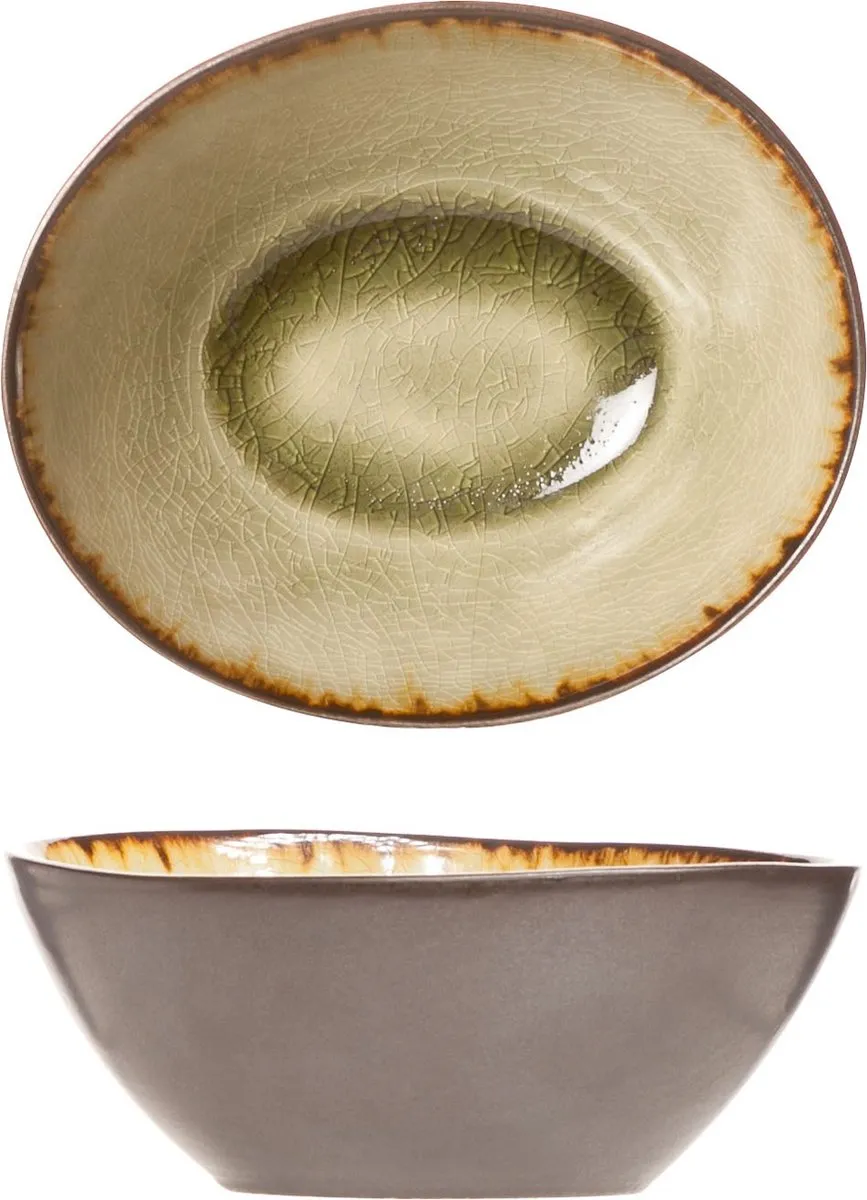 Cosy&Trendy Dipschaaltje Mossa 10x9cm - Groen