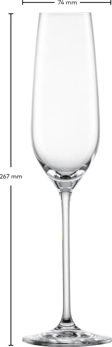 Schott Zwiesel Fortissimo Champagneglas 240ml - 4 Stuks - afbeelding 6 van 6