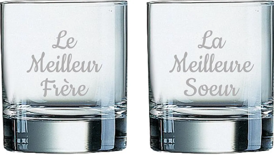 Arcoroc Whiskeyglas Gegraveerd 20cl