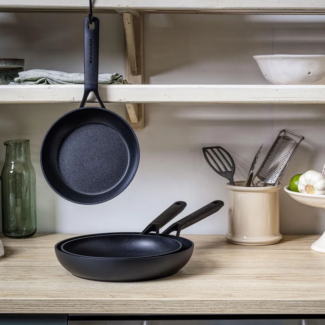 KitchenAid Classic Forged Aluminium koekenpan ø20cm - zwart - inductie - anti-aanbak