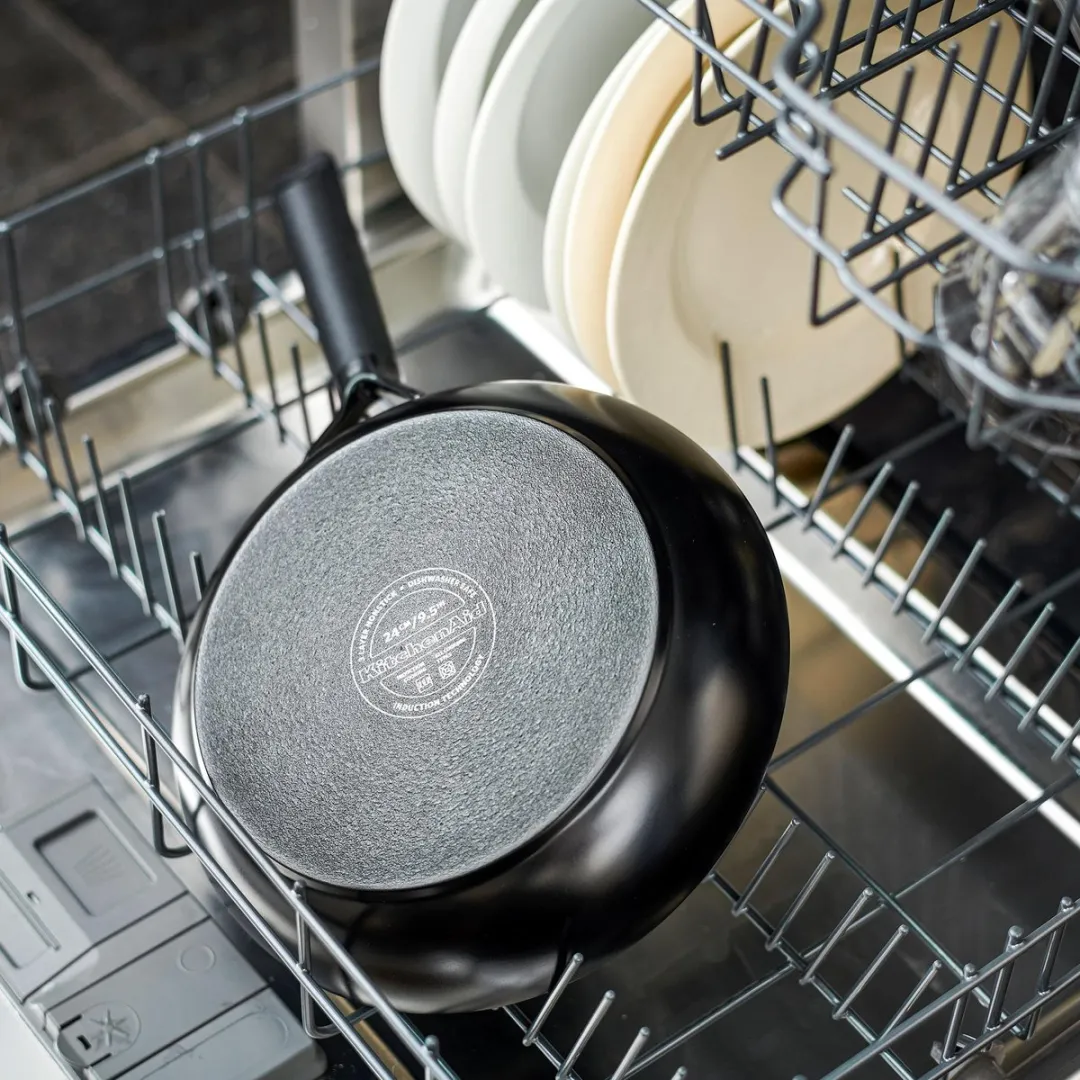 KitchenAid Classic Forged Aluminium koekenpan ø20cm - zwart - inductie - anti-aanbak