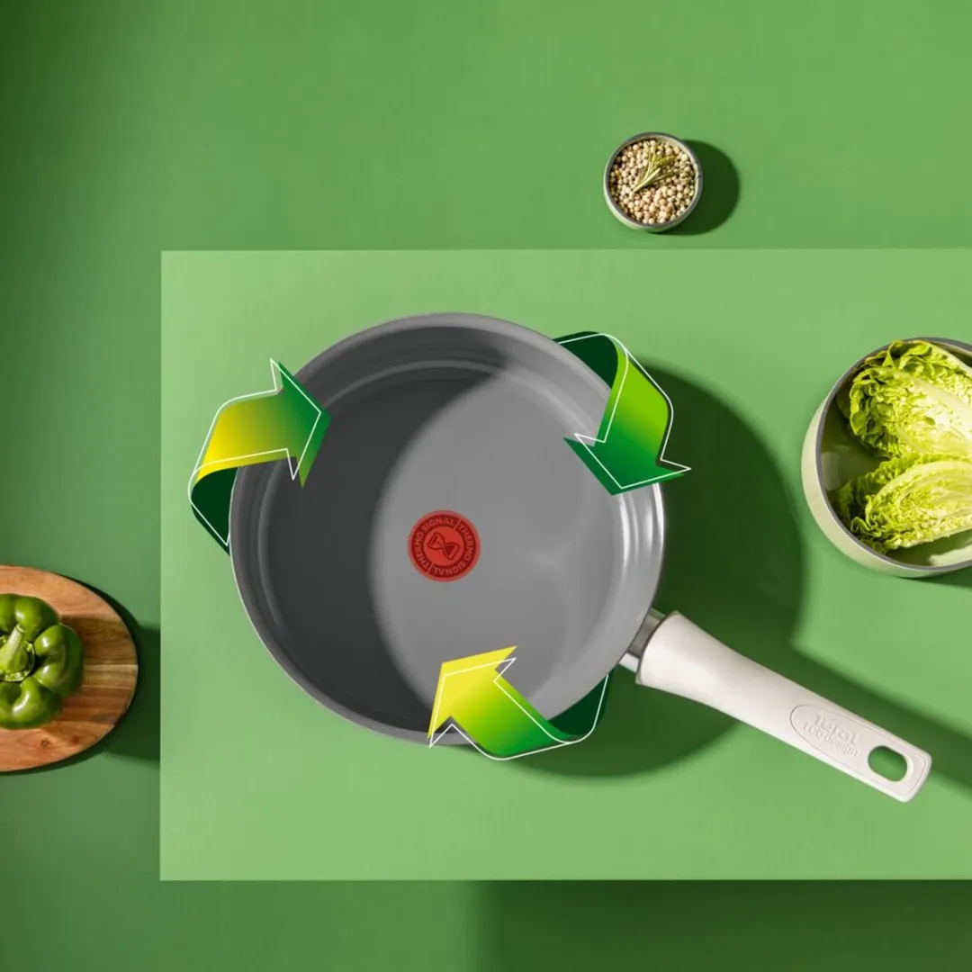 Tefal Renew ON Hapjespan Ø24cm - Keramisch - Grey