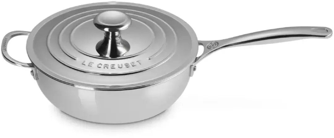 Le Creuset Signature Sauteerpan 24cm - 3.3L - RVS