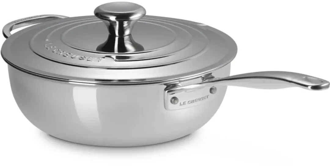 Le Creuset Signature Sauteerpan 24cm - 3.3L - RVS