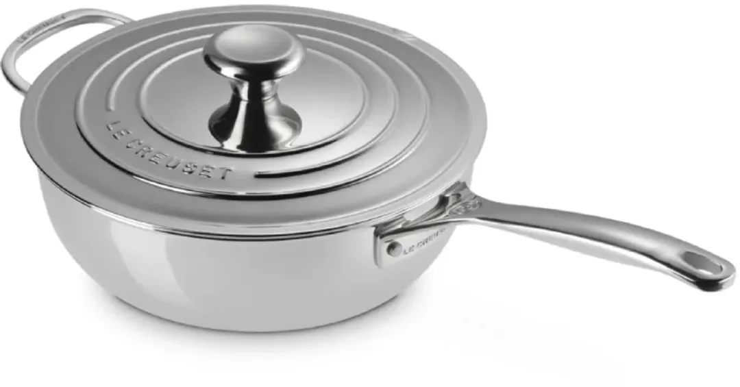 Le Creuset Signature Sauteerpan 24cm - 3.3L - RVS