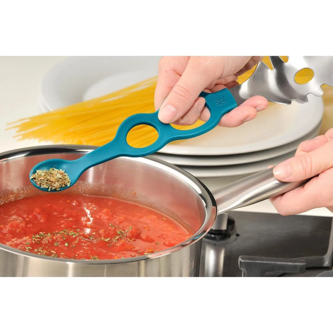 WMF Hello FUNctionals Pastalepel 1877193100 - Zwart/Blauw