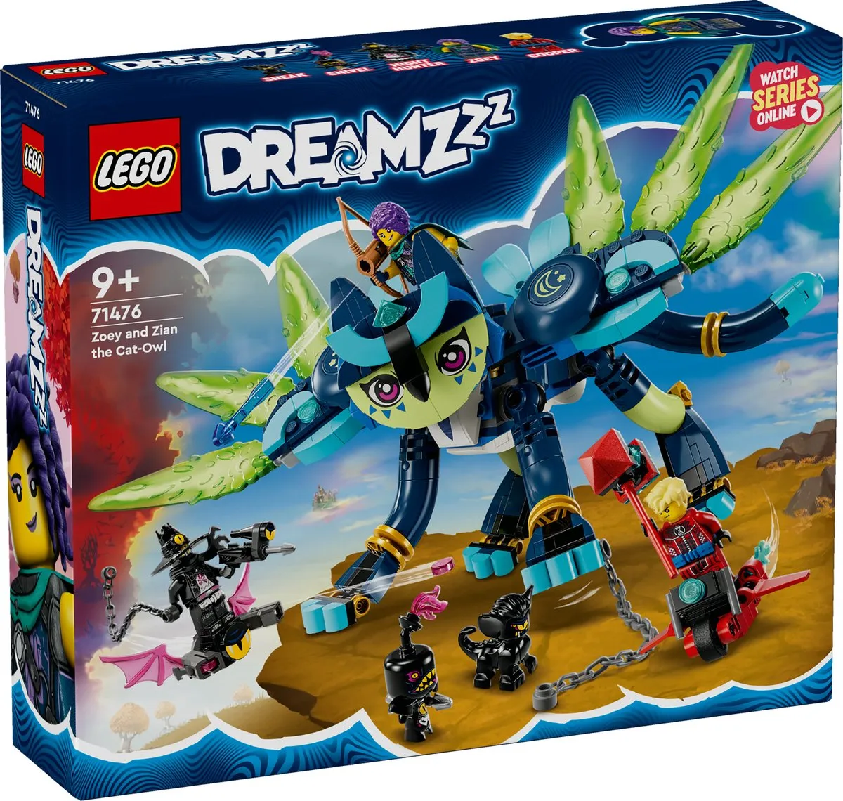 LEGO DREAMZzz Zoey en Zian Kattenuil 71476 - 437 Stukken
