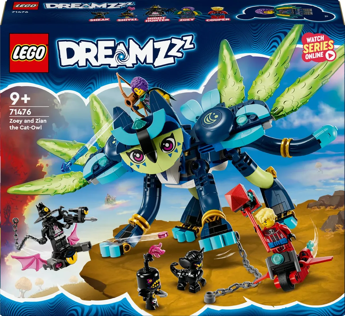 LEGO DREAMZzz Zoey en Zian Kattenuil 71476 - 437 Stukken