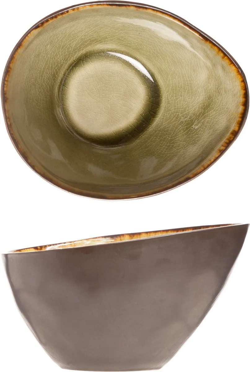 Cosy&Trendy Kom Mossa 15x11cm Groen