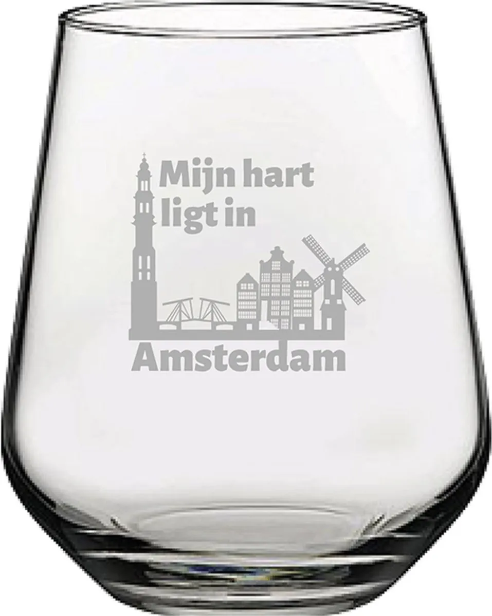 Pasabahce Gegraveerd Drinkglas Amsterdam 42,5cl