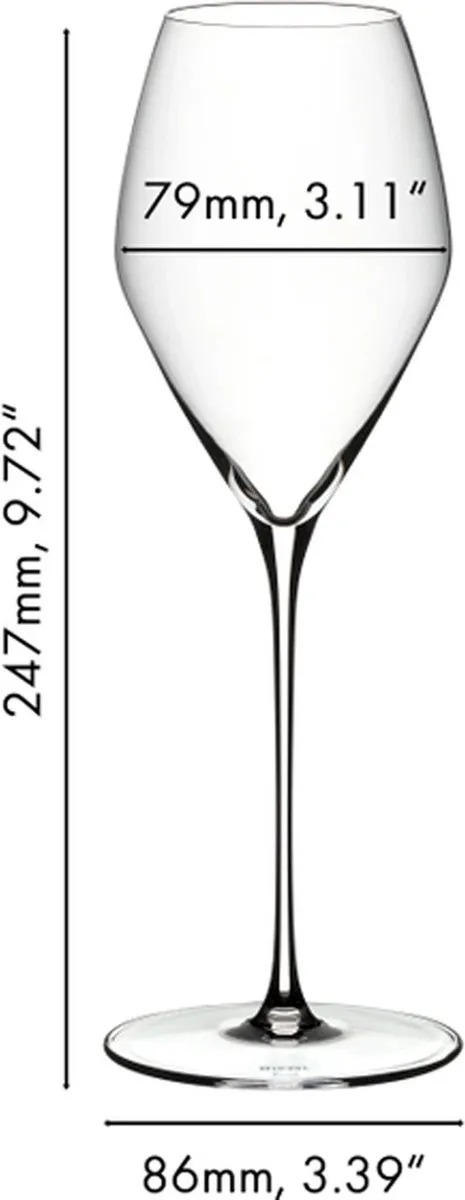 Riedel Veloce Wijnglazen - 350ml - 2 Stuks