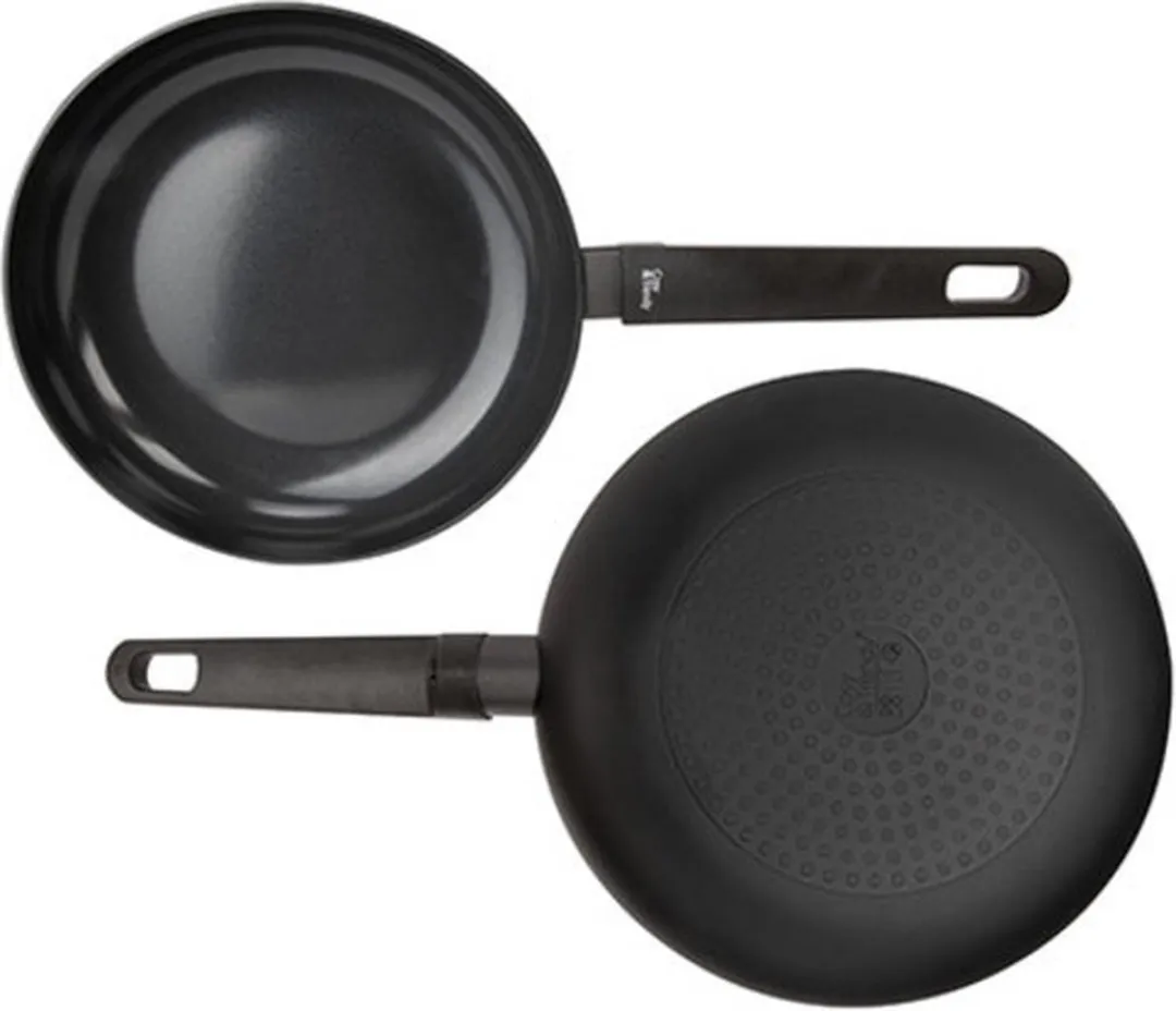 Cosy&Trendy Full Black Wok 28cm - PFAS-vrij - Zwart