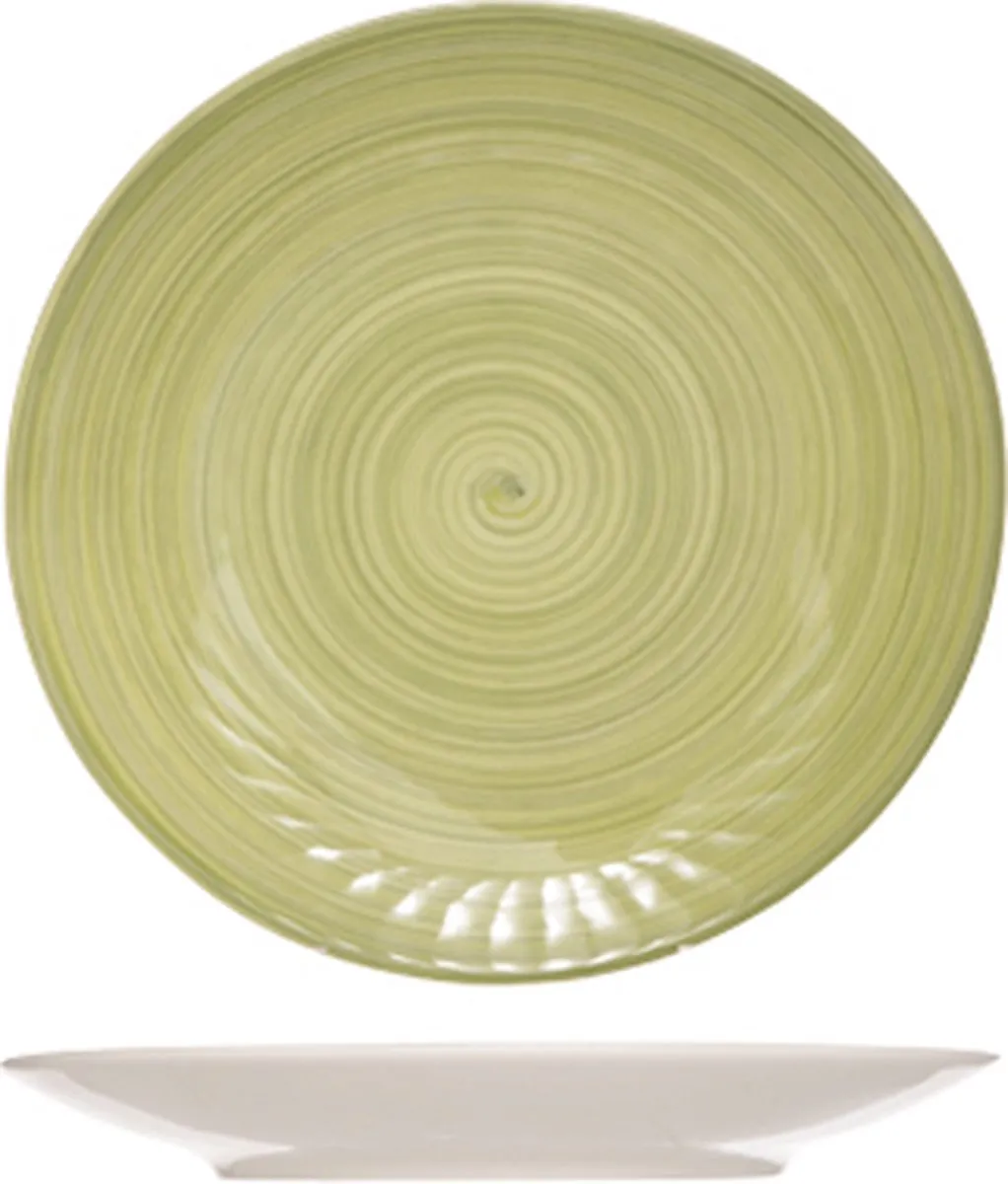 Cosy&Trendy Dinerbord Turbolino Groen - Ø27cm