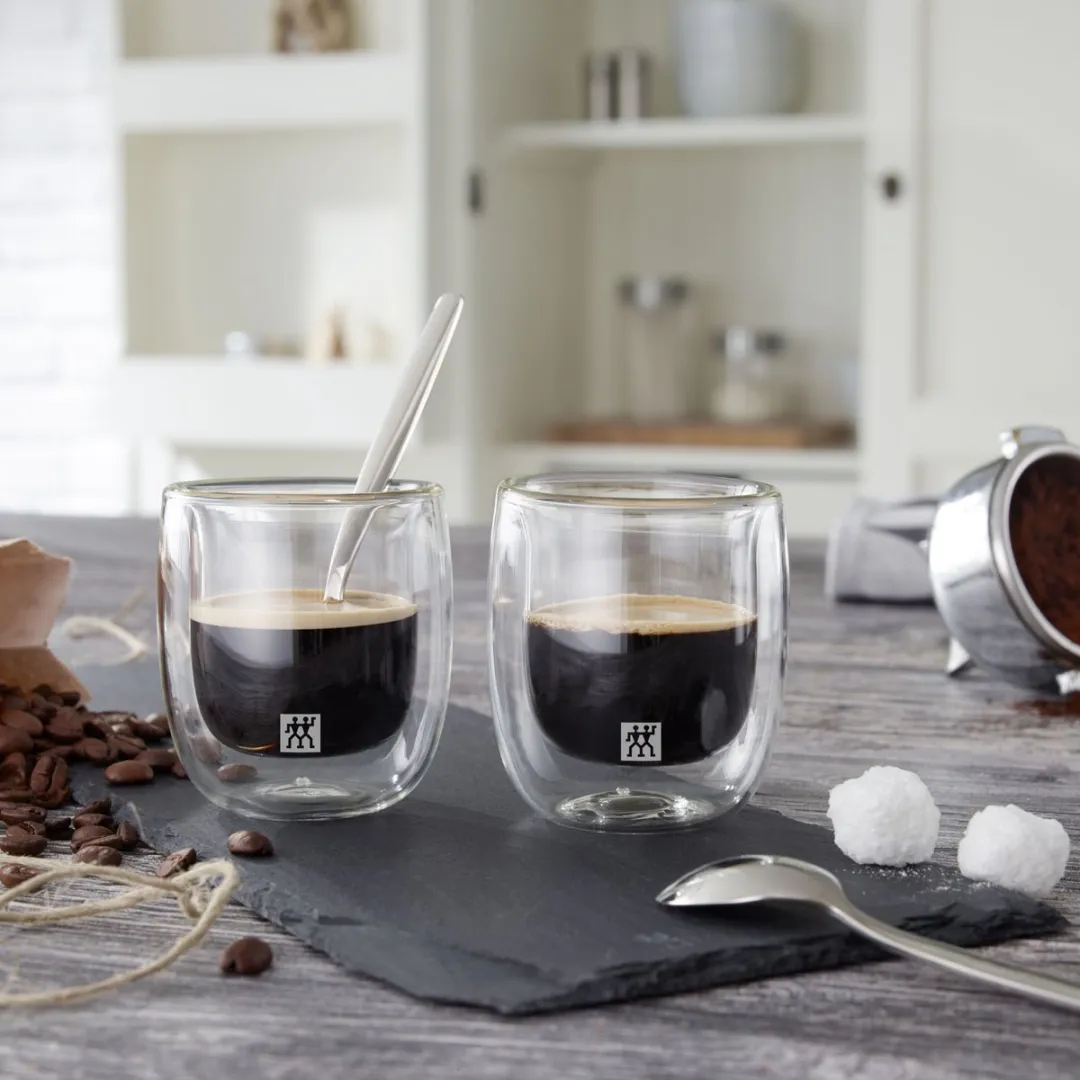 Zwilling Sorrento Dubbelwandig Espressoglas - 80 ml - 2 stuks