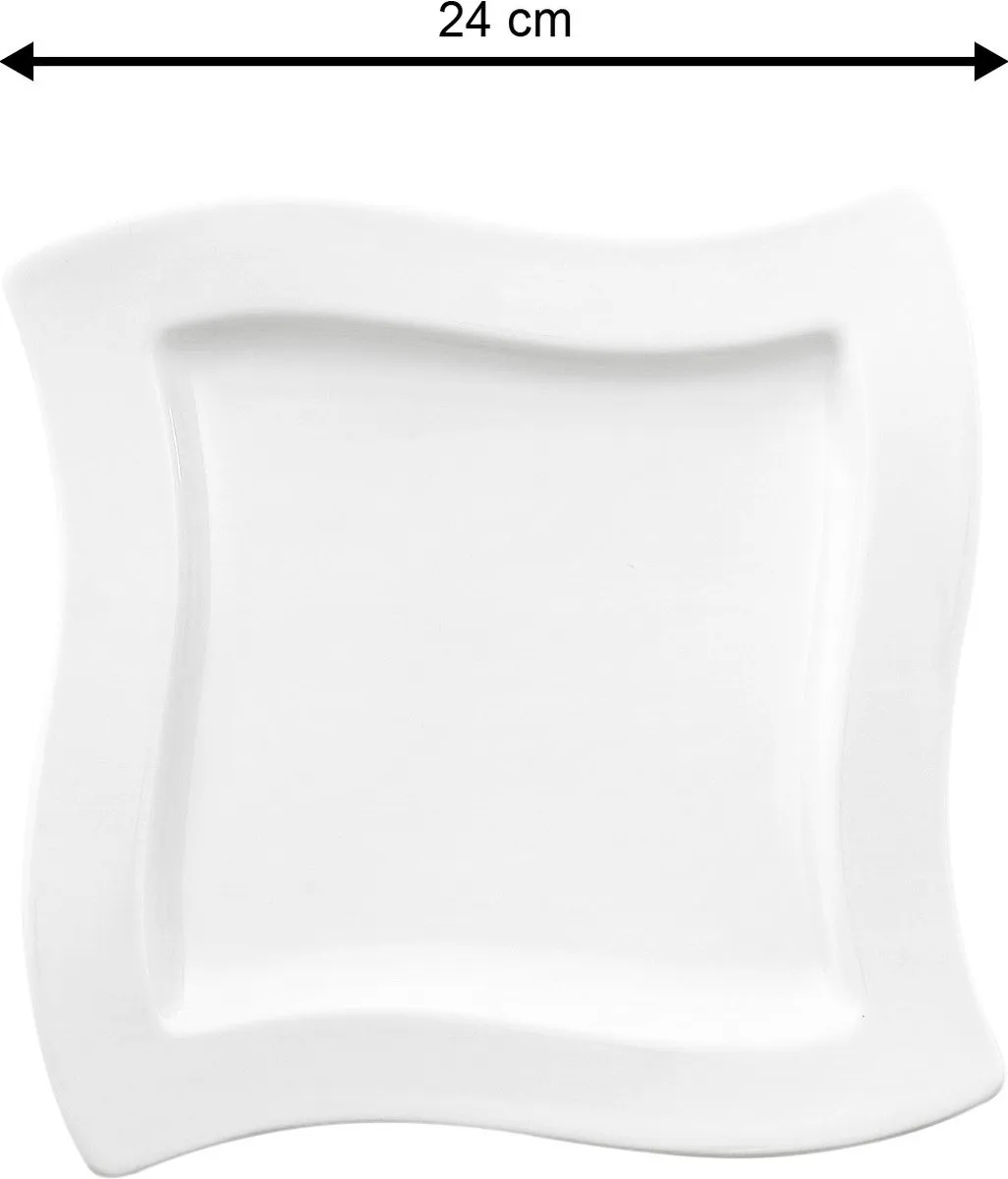 Villeroy & Boch NewWave Ontbijtbord 24cm - Wit