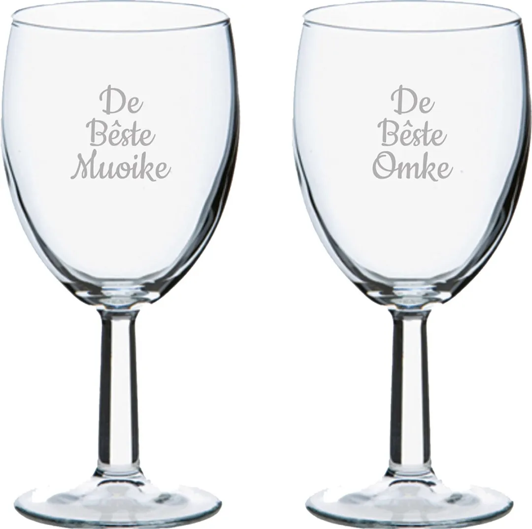 Pasabahce Gegraveerd Wijnglas 24,5cl