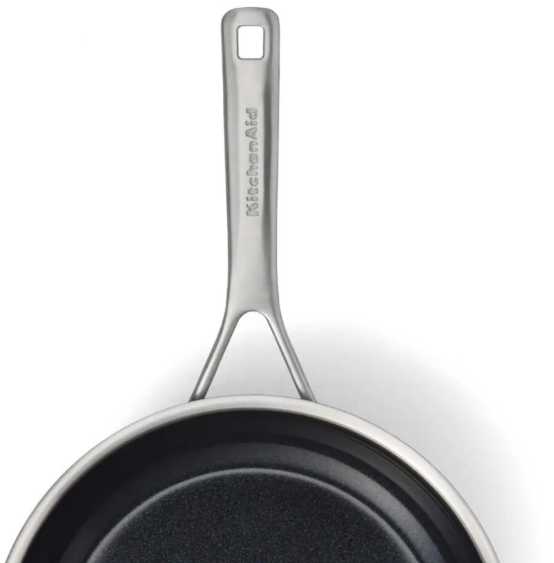 KitchenAid Multi-Ply Koekenpan 20cm - Inductie - Zilver/Zwart