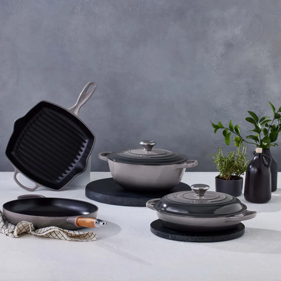 Le Creuset Grillpan Signature Flint 26cm