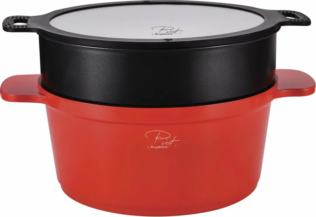 BergHOFF 5-delige Kookset 24cm Rood - PFAS-vrij