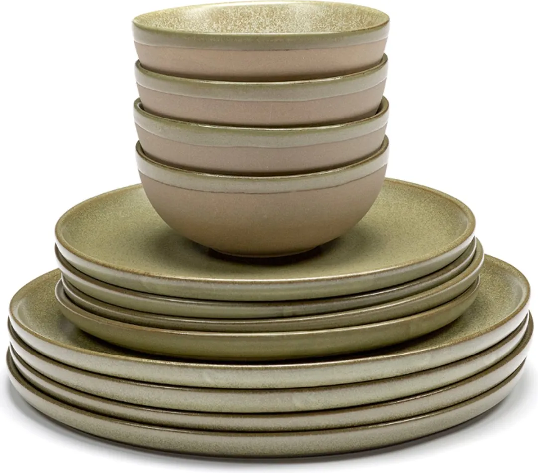 Serax Sergio Herman Surface Serviesset Camo Green