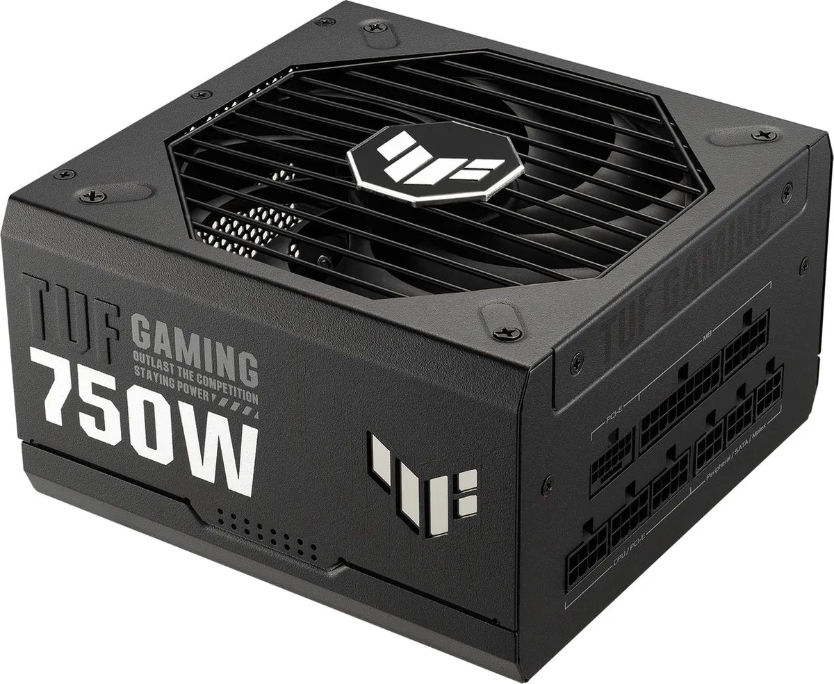 ASUS TUF Gaming 750W Voeding - 750W - Zwart