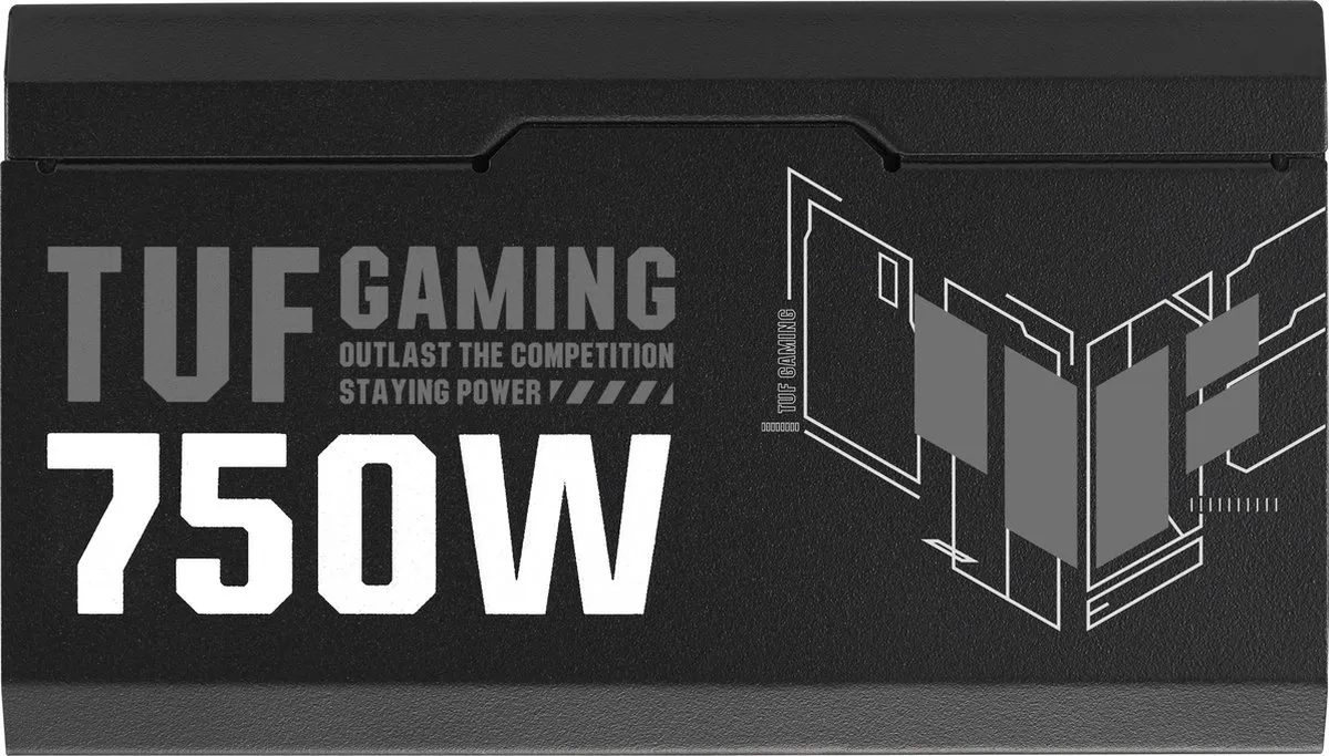 ASUS TUF Gaming 750W Voeding - 750W - Zwart