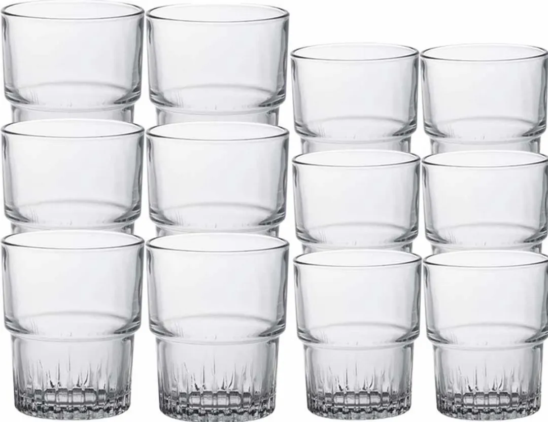 Duralex Empilable Koffie/Espresso Glazen Set
