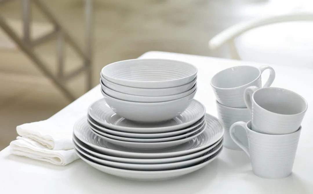 Royal Doulton Gordon Ramsay Maze Serviesset - 12-delig - Grijs