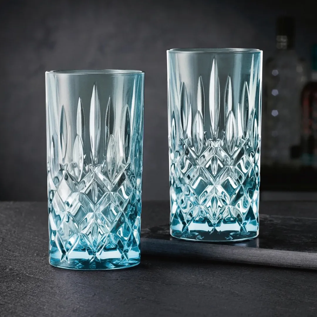 Nachtmann Noblesse Longdrinkglas 39,5cl Lichtblauw - 2 Stuks