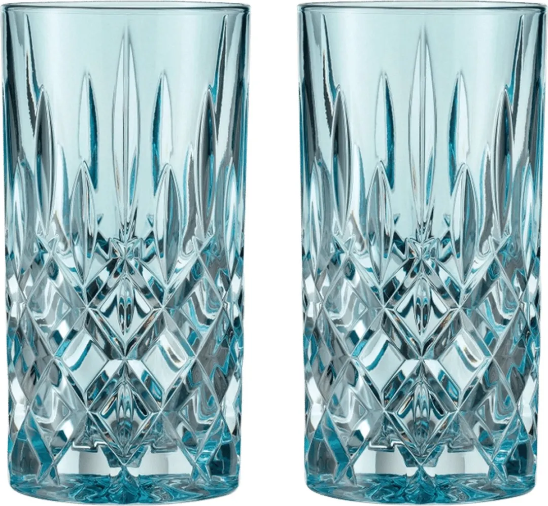 Nachtmann Noblesse Longdrinkglas 39,5cl Lichtblauw - 2 Stuks