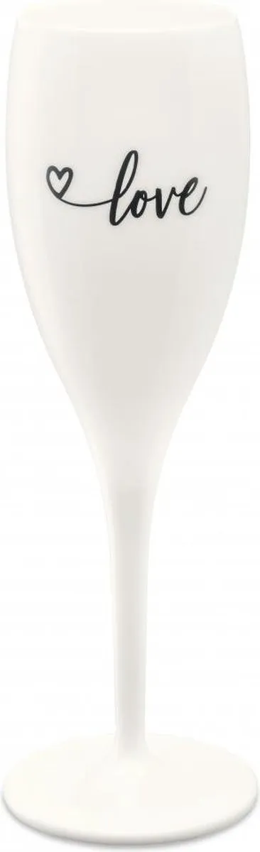 Koziol Champagneglas CHEERS NO. 1 love 100ml