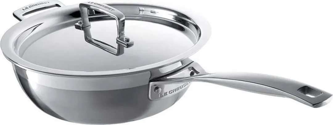 Le Creuset Chef RVS Sauteuse 24cm