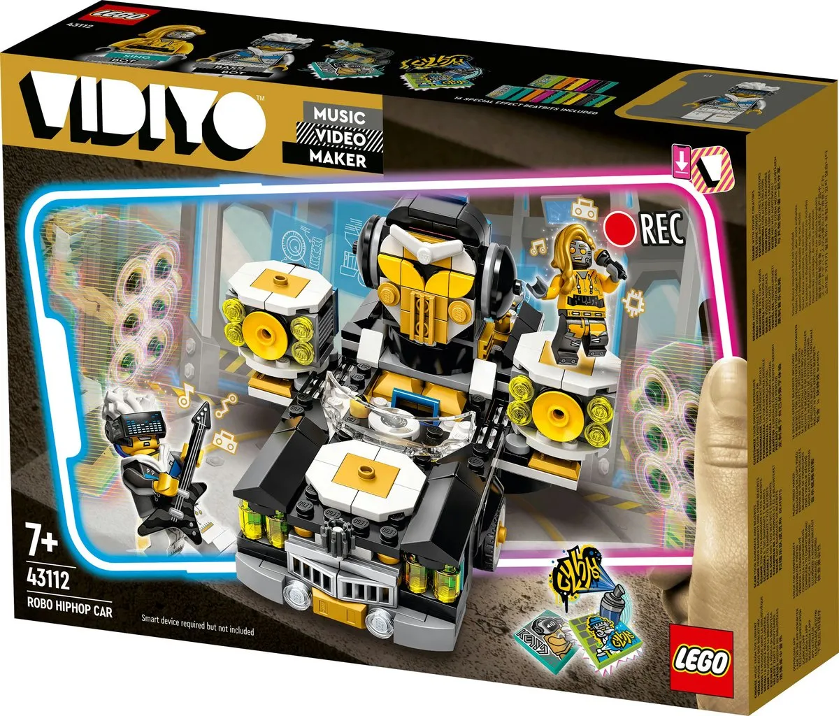 LEGO VIDIYO Robo HipHop Car 43112 - 387 Stukken - Multikleur