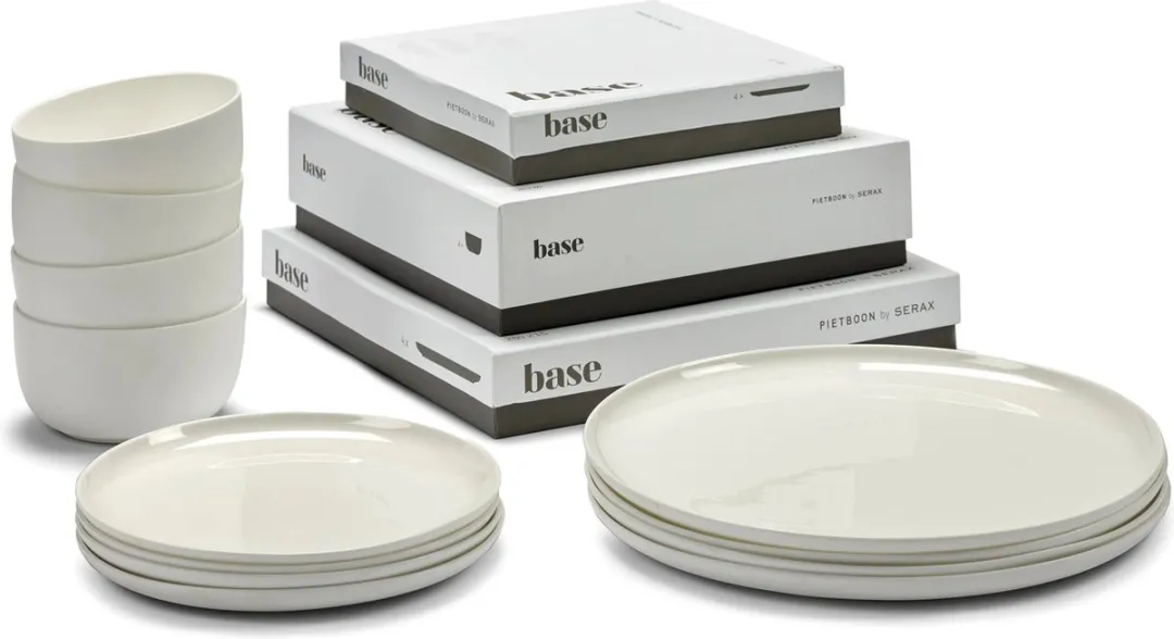 Serax Piet Boon Base Serviesset 12-delig - Wit - afbeelding 2 van 3