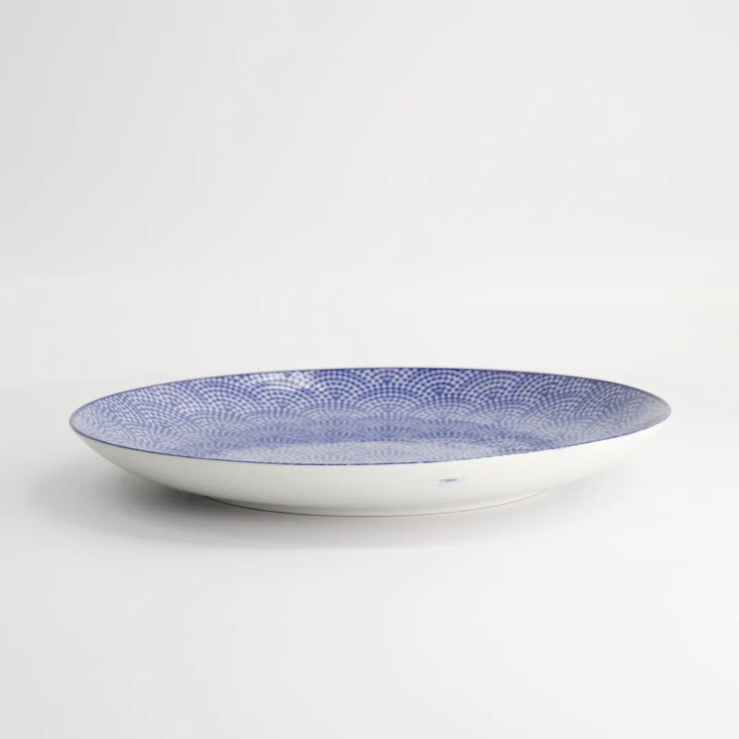 Tokyo Design Studio Nippon Blue Dinerbord Stippen 25.7x3cm