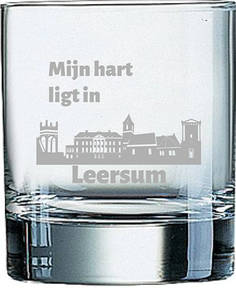 Arcoroc Leersum Gegraveerd Whiskeyglas 20cl