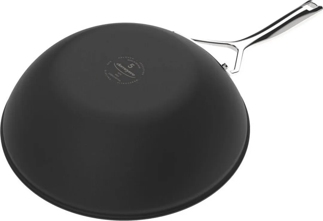 Demeyere Black 5 Wok 30cm - 3L - Zwart - afbeelding 3 van 3