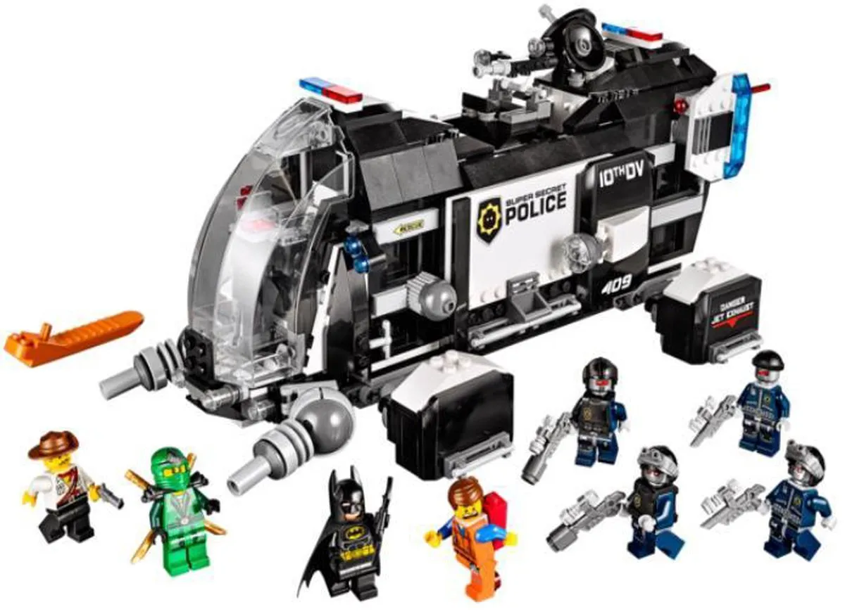 LEGO The Movie Supergeheim Politie-Dropship 70815 - 854 Stukken