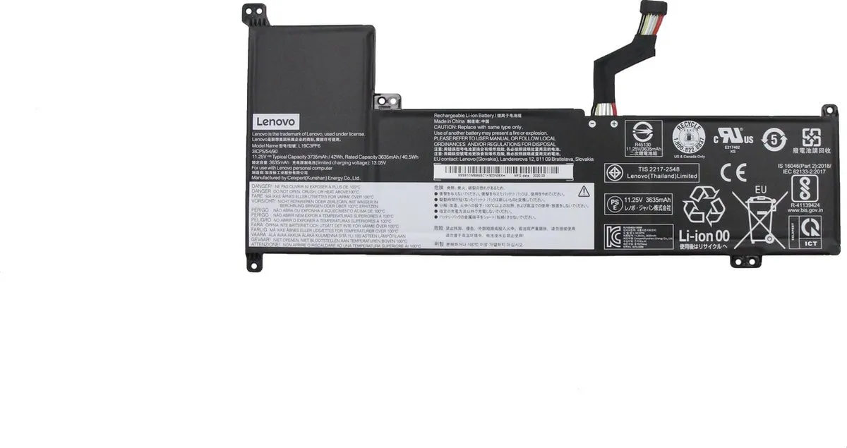 Lenovo 5B10W89838 Laptopaccu 3635mAh