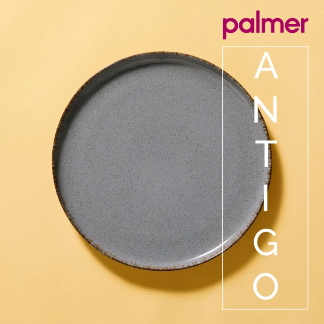 Palmer Antigo Serviesset 16-delig - Blauw/Grijs Porselein
