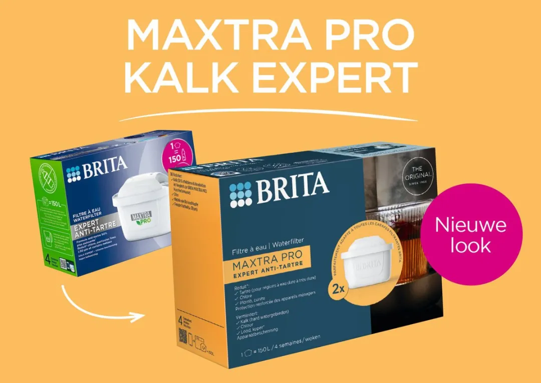 BRITA MAXTRA PRO Kalk Expert Waterfilterpatronen - 4 Stuks