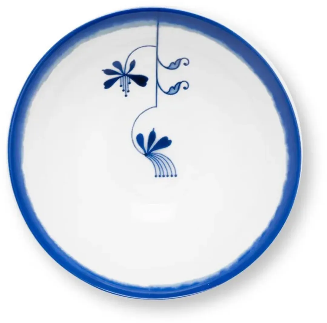 Pip Studio Pip & The Blue Bird Kom 12cm - Wit