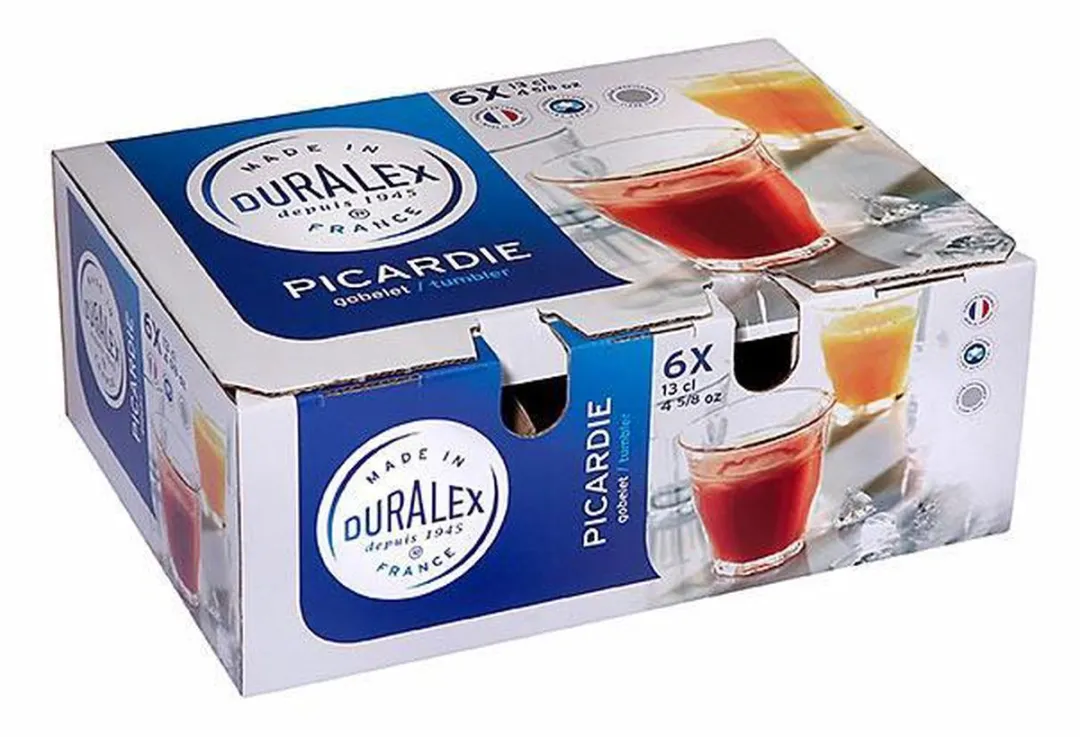 Duralex Picardie Glas 130ml - Set van 6